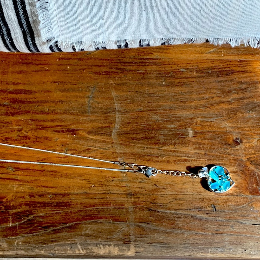 Blue Heart necklace